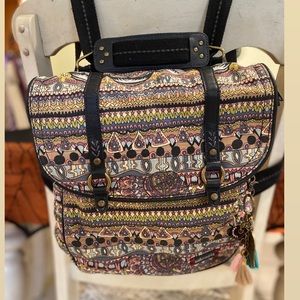 Sakroots by The Sak Convertible Backpack- Taupe One World